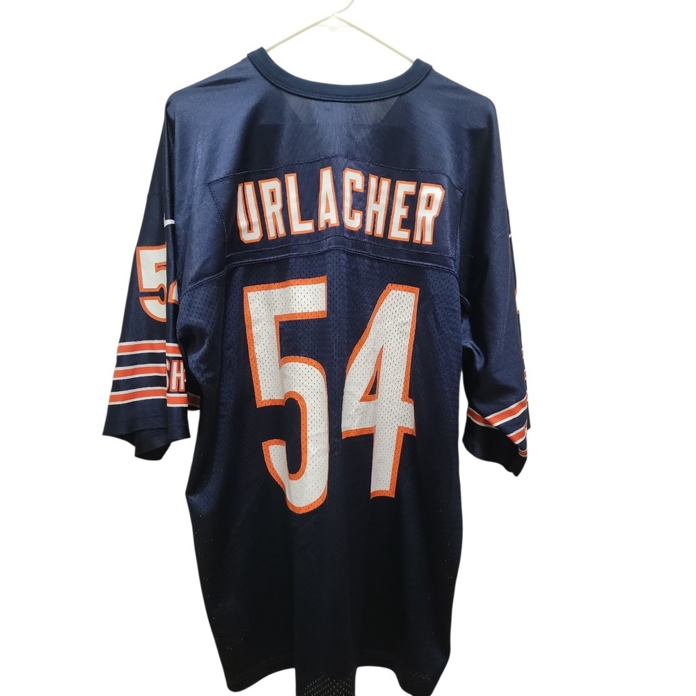 Nike Brian Urlacher 54 Chicago Bears On Field Jersey XL